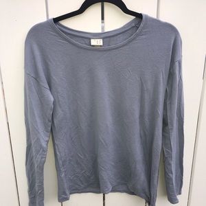 SO SOFT blue tie top